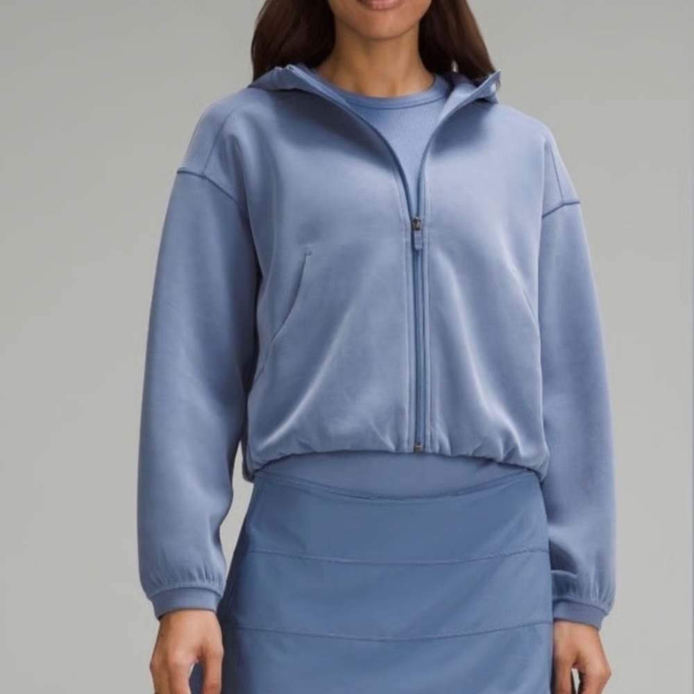 Lululemon Softstreme Hoodie - Size 6 Oasis Blue